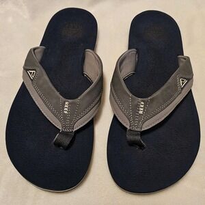 Reef Cushion Dawn Men's Blue/Gray Flip Flops Size 12